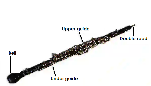 Front and side view of the Cor anglais