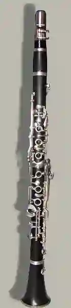 Clarinet front view