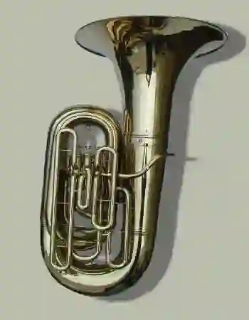 Front view of the contrabass tuba
