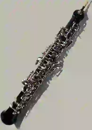 Vorderansicht der Oboe